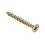 Саморезы универсальные желтые ШУж 4,0х40мм, потайная голова, 15шт