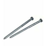 Болт сантехнический оцинк. DIN 571 12х150 (2 шт)