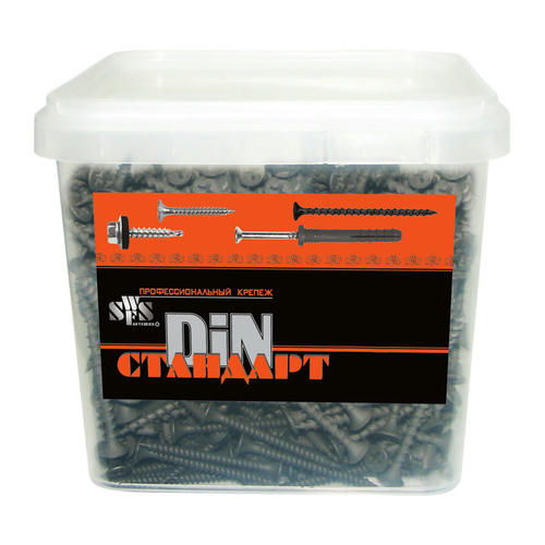 Саморез ШСММ SWFS прессшайба 4,2х75 (200 шт) круглый контейнер — изображение 2