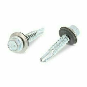 Саморез ART 9604 А2 с шестигранной головкой, уплотнительная шайба 5,5х30