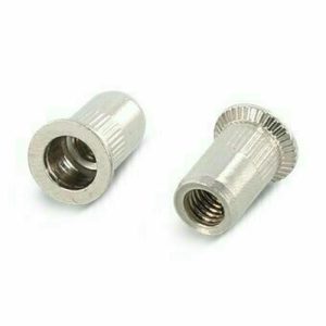 Заклёпка ART 1023 А2 резьбовая, с потайным бортиком, с насечками М4х11,5