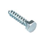 Болт сантехнический DIN 571 6х 40 (белый цинк 50 шт)