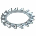 Шайба DIN 6798 стопорная оцинкованная с упругими зубцами M10 (D10,5)
