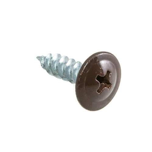 Саморезы металл-металл с прессшайбой ШСММ 4,2х16мм, 200шт, RAL 8017 шоколадно-коричневый — изображение 2