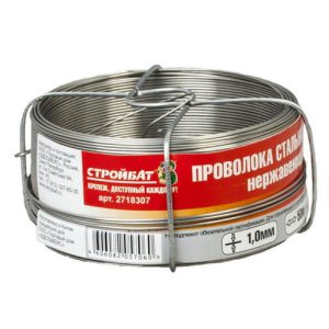 Проволока стальн. нержав. 1,0мм (50 м)