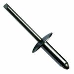 Заклепка DIN 7337 вытяжная экстра широкий бортик, ST/ST M4.8х10