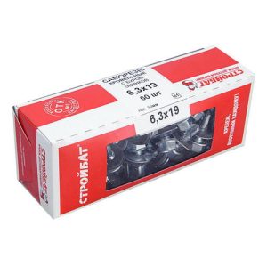 Саморезы кровельные оц.с буром 6,3х19 (60 шт)