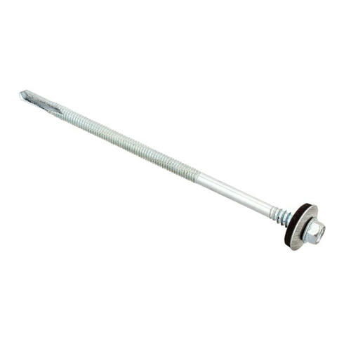 Саморезы для сэндвич-панелей 6,3х130, 1шт, цинк