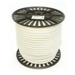 Шнур полиамид плотн.плет. 12,0 мм (белый 75м)