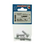 Болт с внутр. шестигр. оц. DIN 912 М 8х 20 (4шт)