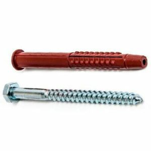 Дюбель фасадный с шурупом и шестигранной головкой M8x80