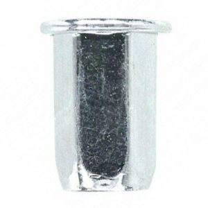 Заклепка резьбовая, плоский бортик, шестигранная, цинк M8