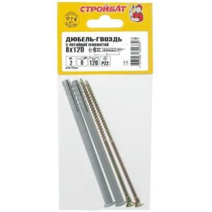 Дюбель-гвоздь 8х120 пот (2 шт)