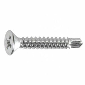 Саморез DIN 7504P оконный с потайной головкой, сверлом и крестообразным шлицем 6,3x80