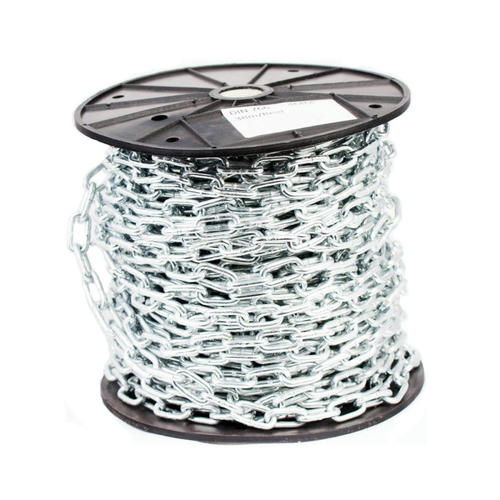 Цепь оцинк. DIN 766 короткое звено 4мм, на отрез