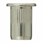 Заклепка резьбовая, стандартный бортик, с насечкой, цинк M6x16