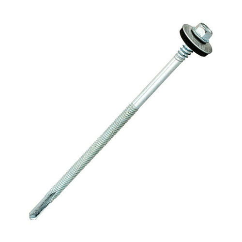 Саморезы для сэндвич-панелей 6,3х240, 20шт, цинк