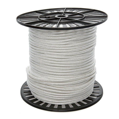 Шнур полиамид плотн.плет. 6,0 мм белый (150 м)