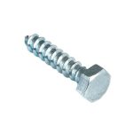 Болт сантехнический DIN 571 8х 60 (белый цинк 25 шт)