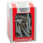 Дюбель-гвоздь 6х40 пот (200 шт)