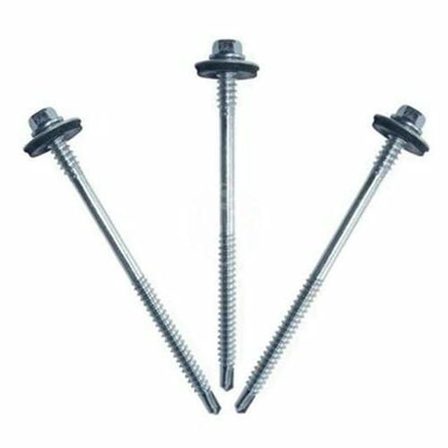 Саморез для сэндвич панелей с EPDM шайбой металл 6,3/5,5x170 — изображение 2