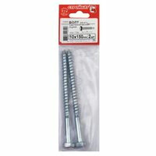 Болт сантехнический оцинк. DIN 571 10х150 (2 шт) — изображение 2