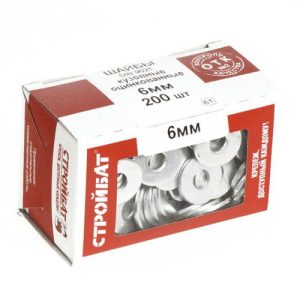 Шайба оцинк.кузовная DIN 9021 6 мм (200 шт)