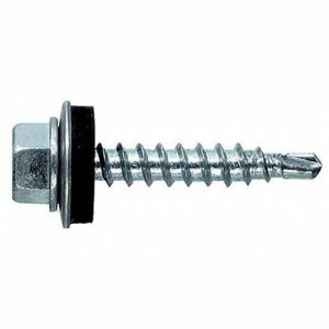 Саморез кровельный с шестигранной головкой и шайбой с EPDM прокладкой 6,3x70