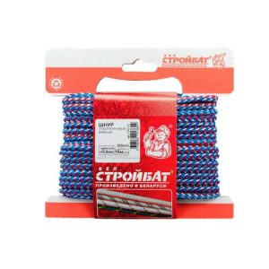 Шнур полипр.вязаный 5,0 мм (цветной 15 м)