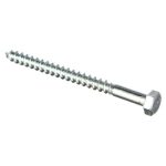 Болт сантехнический DIN 571 8х100 (белый цинк 20 шт)