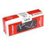 Саморезы кров.с буром 4,8х35 тем.красные (60 шт)