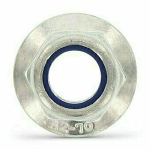 Гайка DIN 6926 А4 шестигранная, фланцевая, самоконтрящаяся М8