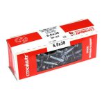 Саморезы кровельные оц.с буром 5,5х38 (50 шт)