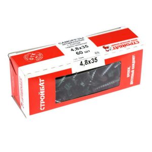Саморезы кров.с буром 4,8х35 тем.зеленые (60 шт)