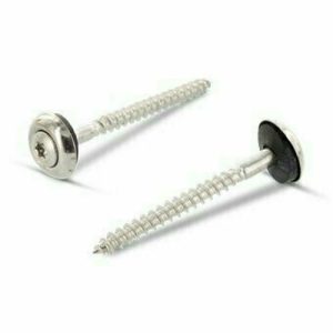 Шуруп ART 9087 А2 c полупотайной головкой и EPDM-шайбой, звездообразный шлиц TX 5х300 TX20