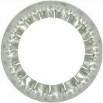 Шайба DIN 6798 форма J А2 стопорная, пружинная с внутренними зубьями М2