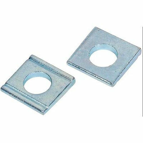 Шайба DIN 434 косая квадратная клиновая с двойной проточкой, уклон 8%, для швеллеров M12 (D13,5) — изображение 2