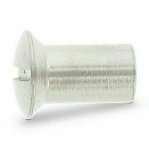 Гайка ART 9061 А4 мебельная, стяжная с полупотайной головкой, прямой шлиц М8