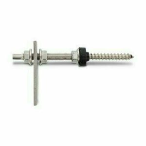 Винт-шуруп ART 9082 А2 собранный с переходной пластиной по DIN 6923 с прокладкой EPDM М12х250