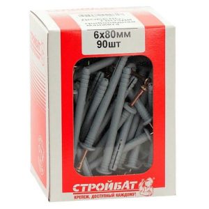 Дюбель-гвоздь 6х80 гриб (90 шт)