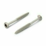 Шуруп ART 9046 А4 с полупотайной головкой неполная резьба звездообразный шлиц 6х40/24 TX25