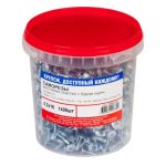 Саморезы металл-металл с прессшайбой ШСММ со сверлом 4,2х16мм, 1400шт, цинк