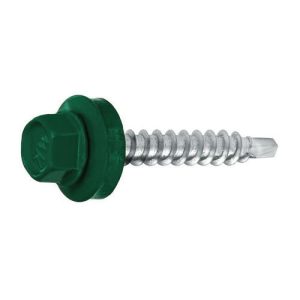 Саморез кровельный SWFS Premium RAL-6026 ZP 4,8х35 (4200 шт)