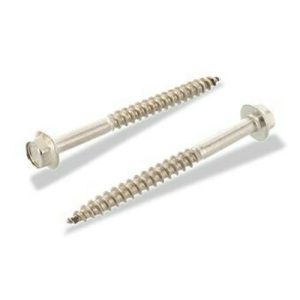 Шуруп ART 572 А2 по дереву с шестигранной головкой с фланцем 8х70