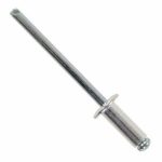 Заклепка DIN 7337 вытяжная стандартный бортик, AL (mg 2.5%)/ST, RAL M3.2х6