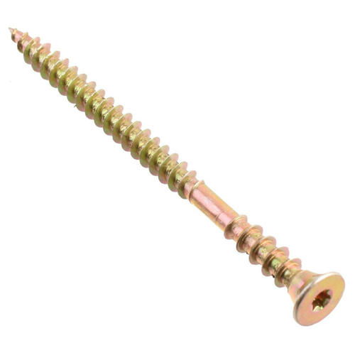 Саморез с двойной резьбой Tх 6,0х100 (желтый цинк 2 шт)