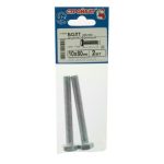 Болт М10х80, DIN933, 2шт, цинк