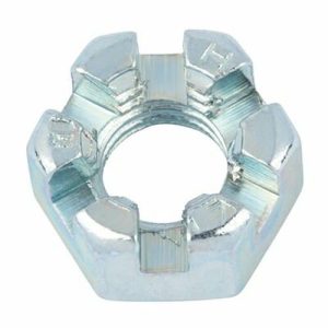 Гайка DIN 937 шестигранная прорезная корончатая низкая M10