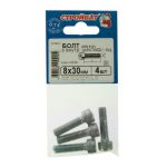 Болт с внутр. шестигр. оц. DIN 912 М 8х 30 (4шт)