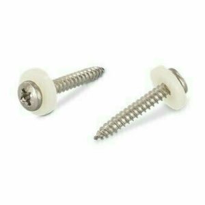 Саморез ART 9066 А2 для подоконников с подкладной шайбой из полиамида, мелкая резьба, крестообразный шлиц PZ 3,9х16